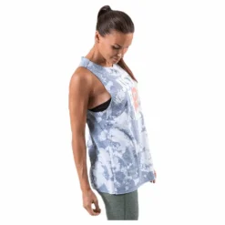 Rebel Sleeveless Top Patterned/Black