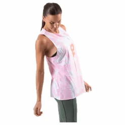 Rebel Sleeveless Top Pink/Patterned