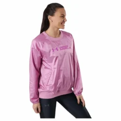 Recover Woven Shine Crew Pink
