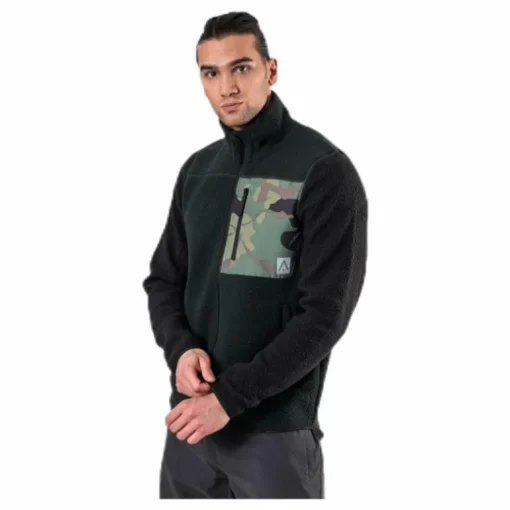 Retro Pile Jacket Green