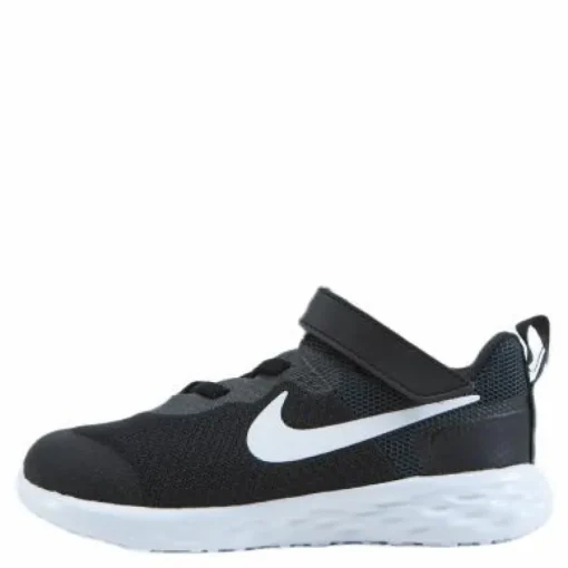 Revolution 6 Baby/Toddler Shoes BLACK/WHITE-DK SMOKE GREY