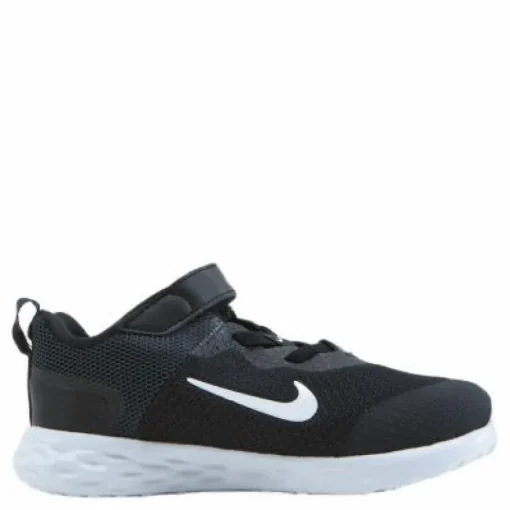Revolution 6 Baby/Toddler Shoes BLACK/WHITE-DK SMOKE GREY