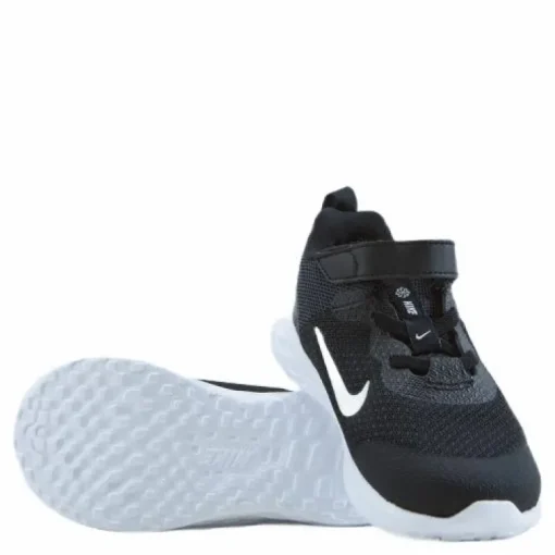 Revolution 6 Baby/Toddler Shoes BLACK/WHITE-DK SMOKE GREY