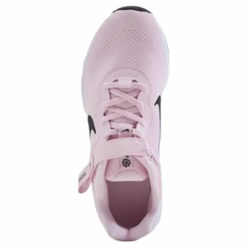 Revolution 6 FlyEase Big Kids' Easy On/Off Road Running Shoes PINK FOAM /BLACK