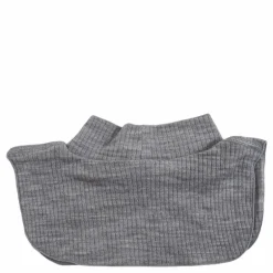 Rib Baby Neck Warmer Greymelange