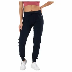 Rib Cuff Pants Blå