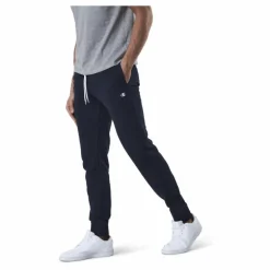 Rib Cuff Pants Blue