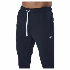 Rib Cuff Pants Blue
