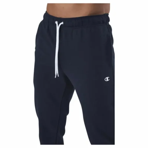 Rib Cuff Pants Blue