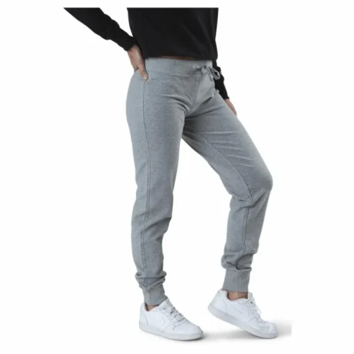 Rib Cuff Pants Grey