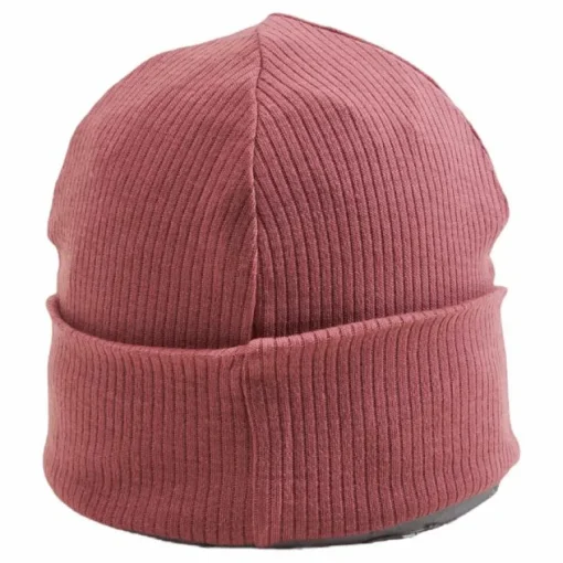 Rib Merino Hat Rose