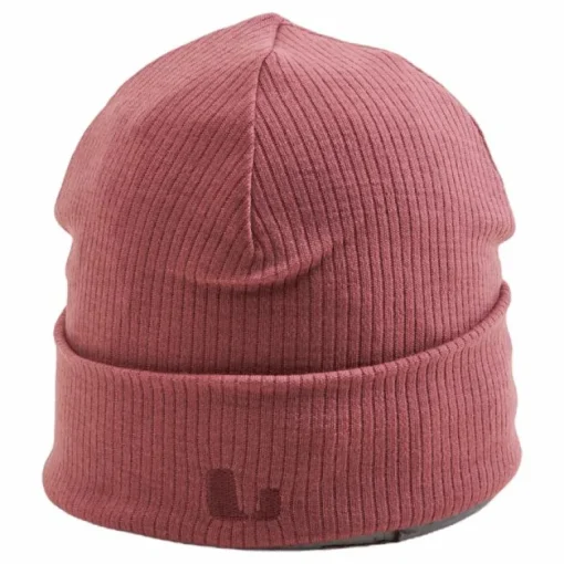 Rib Merino Hat Rose