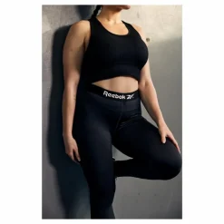 Rib Seamless Crop Top Black