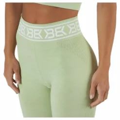 Rib Seamless Legging Green