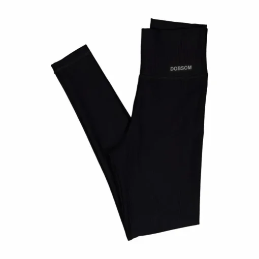 Ribbed Tights Wmn Black