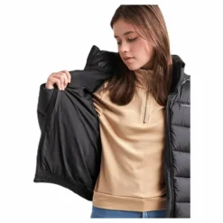 Rose Girls Puff Jacket Black