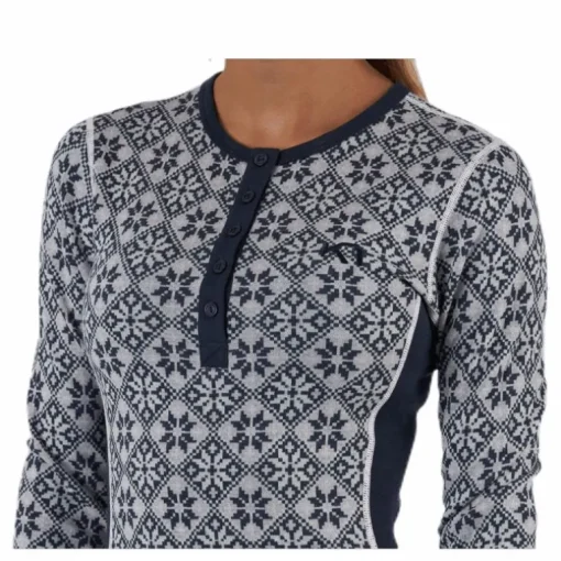Rose Long Sleeve Shirt Blue