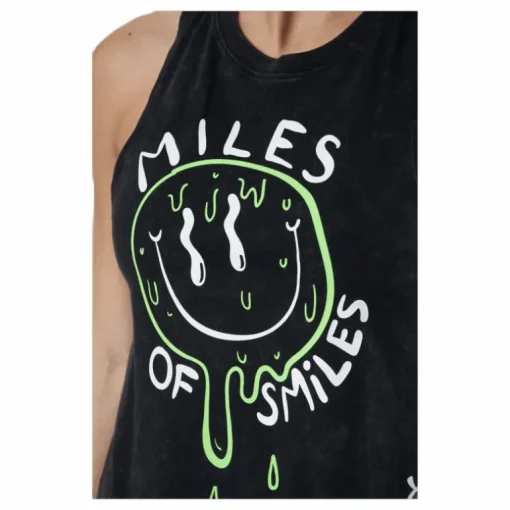 Run Ur Face Off Tank Black