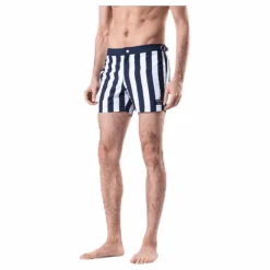 Saint Swim Shorts Blue/White
