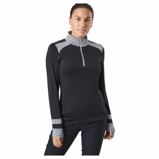 Salma Half Neck Black