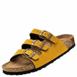 Santa Cork Sandals Gold