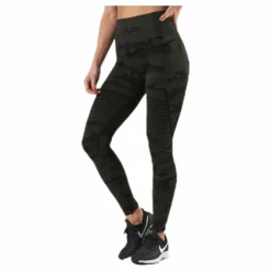 Seamless Camo Leggings Patterned/Black