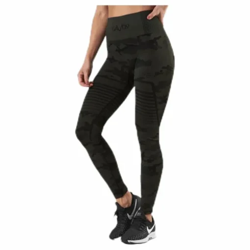 Seamless Camo Leggings Patterned/Black