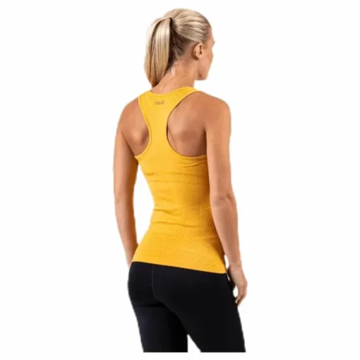 Seamless Chevron Racerback Yellow