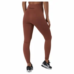 Seamless Rib Tights Copper Brown