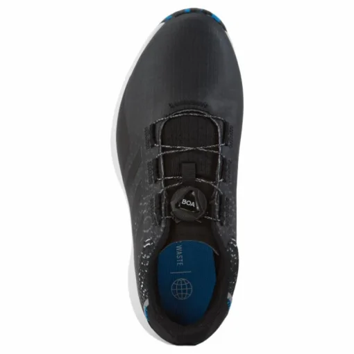 S2G BOA Wide Spikeless Golf Shoes Core Black / Core Black / Grey Six