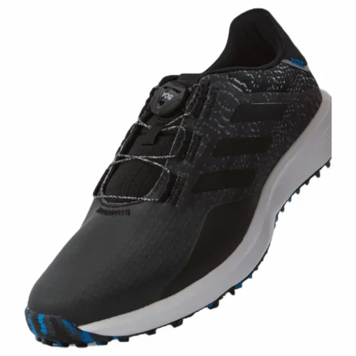 S2G BOA Wide Spikeless Golf Shoes Core Black / Core Black / Grey Six