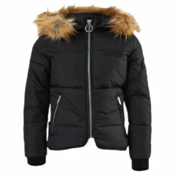 Short Slim Jacket Junior Black