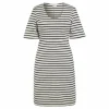 Simone SS Dress Blue/White