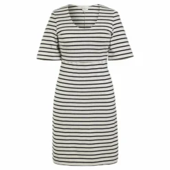 Simone SS Dress Blue/White