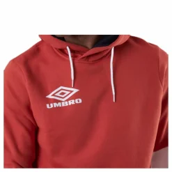 Sleeve Print Hoodie Red