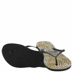 Slim Leopard Beige/Black