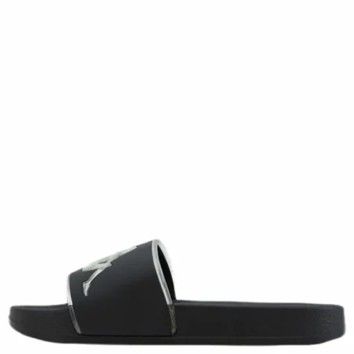 Slipper, Authentic Aqua 1 Black/Gold