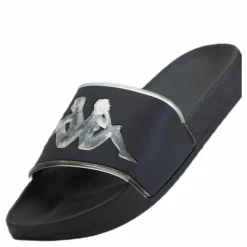 Slipper, Authentic Aqua 1 Black/Gold