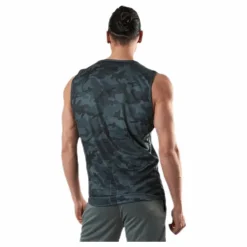 Sniper Green Sleeveless Tee Patterned/Green