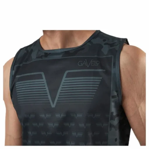 Sniper Green Sleeveless Tee Patterned/Green
