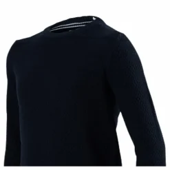 Snow Knit Crew Neck Junior Blue