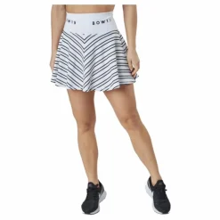 Sofia/print Skirt Thin Stripe White/black