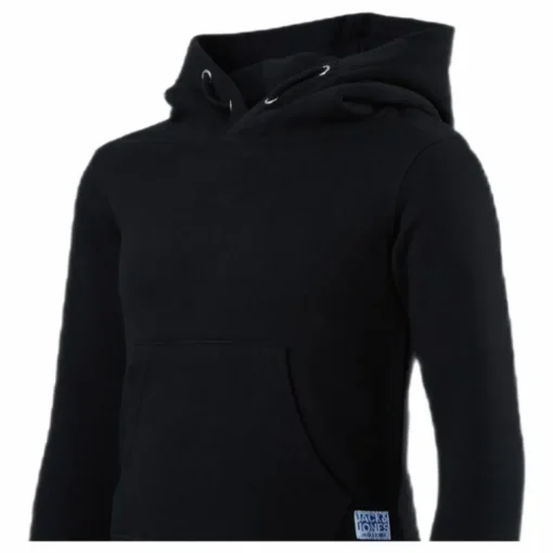 Soft Sweat Hood Junior Black