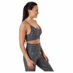 Soul Ruched Bra Patterned/Grey
