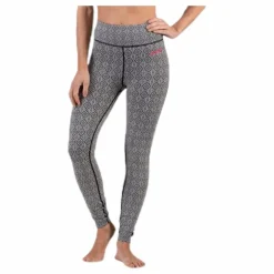 Spin To Win Mid Layer Tights White/Black