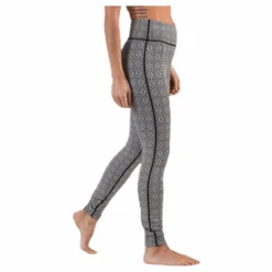 Spin To Win Mid Layer Tights White/Black