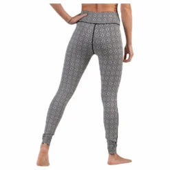 Spin To Win Mid Layer Tights White/Black