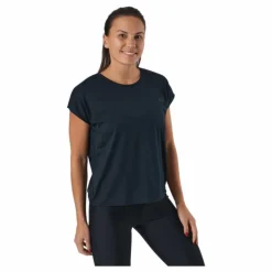 Split Back Tee Black