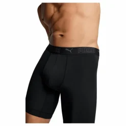 Sport Microfiber Long Boxer 2p Black
