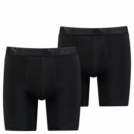 Sport Microfiber Long Boxer 2p Black